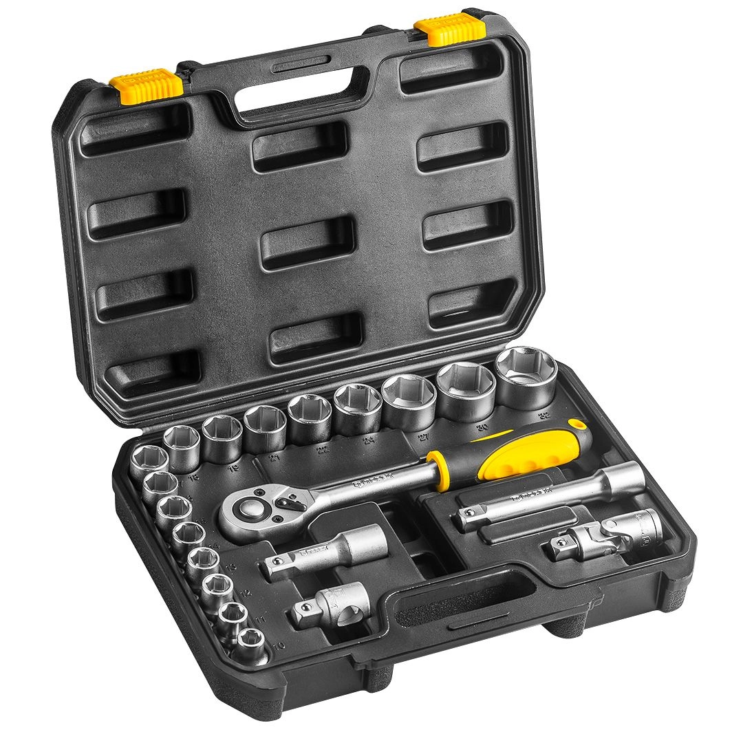Socket wrenches 1/2" set of 21