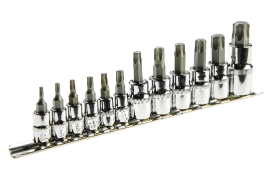 Topex Zestaw nasadek trzpieniowych Torx 1/4"