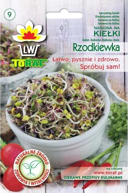 Toraf Rzodkiewka nasiona na kiełki 20g
