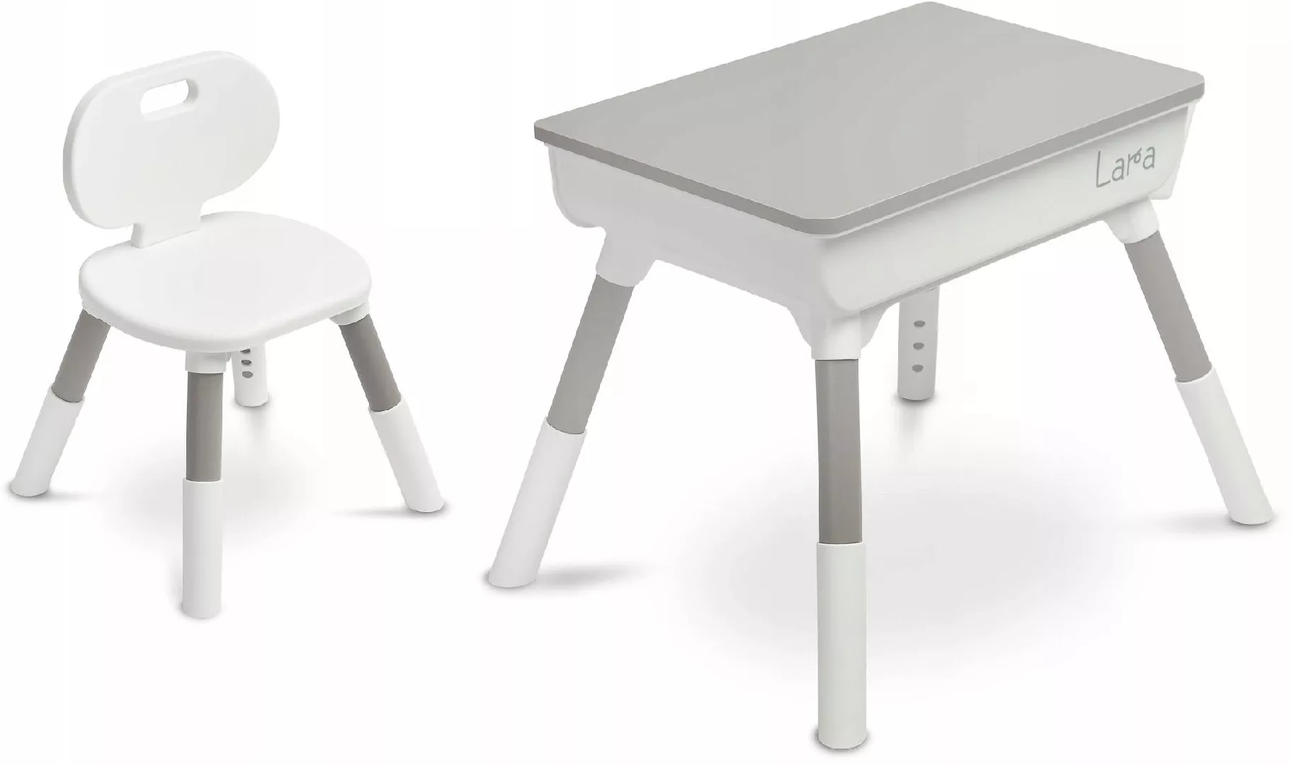 Lara gray children`s table and chair