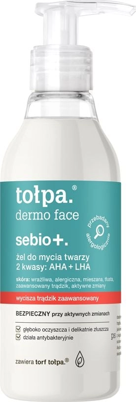 Tołpa Sebio+ face wash gel with
