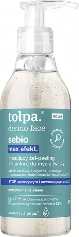 Tołpa Sebio effervescent peeling with camphor