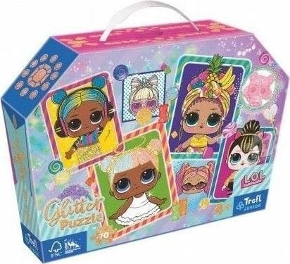 Trefl Puzzle 70 glitter Colorful L