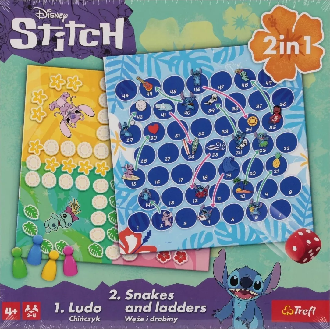 2IN1 GAME LILO STICH CUBES 02656