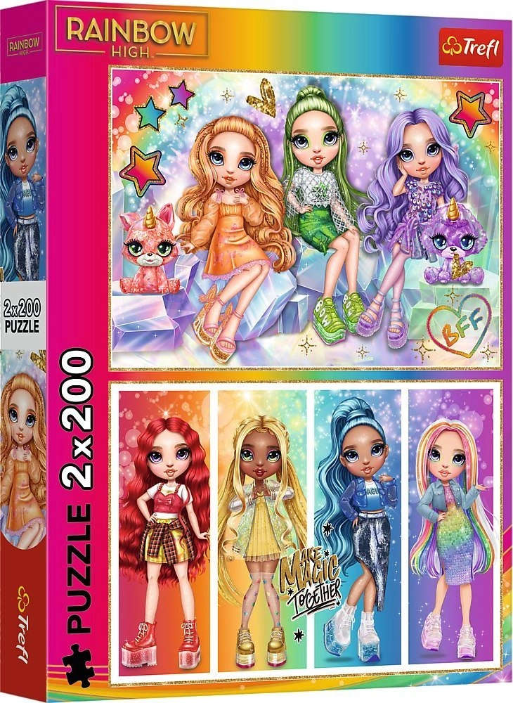 PUZZLE 2x200 Rainbow dolls /MGA RainbowHigh