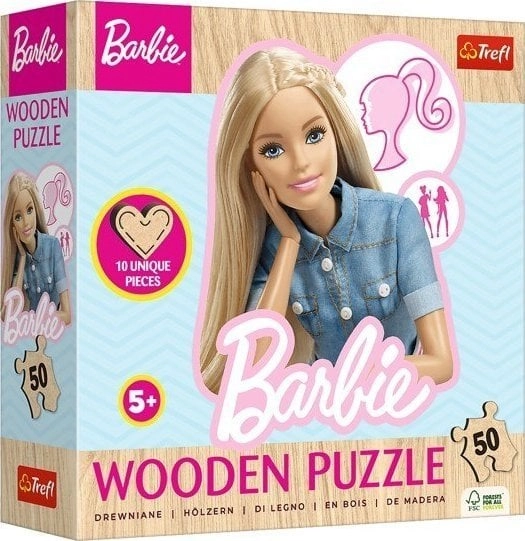 Wooden puzzles 50 Favorite fashionable Barbie