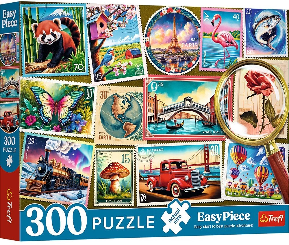 PUZZLE 300 Senior EasyPiece Postage stamps