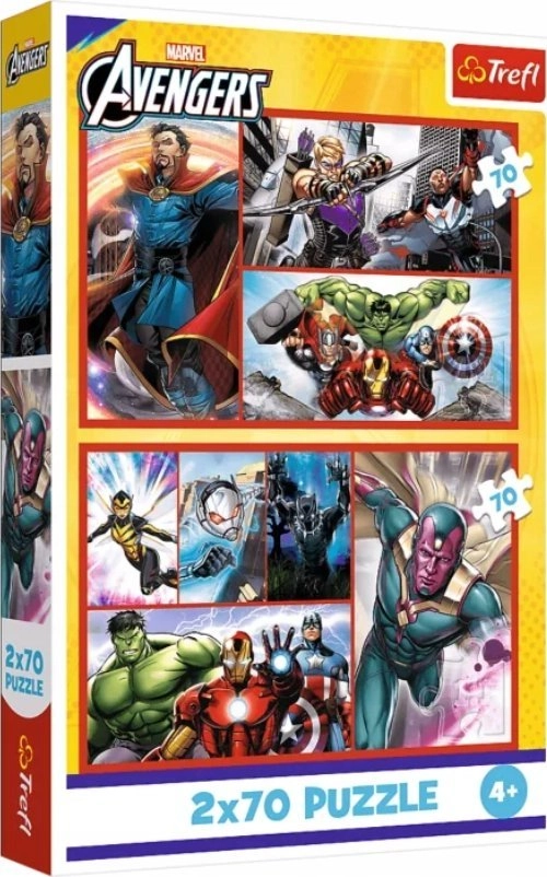 Puzzle 2x70 pieces Become a hero