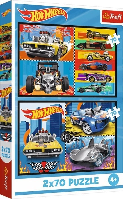 Puzzle 2x70 pieces Cars / Hot