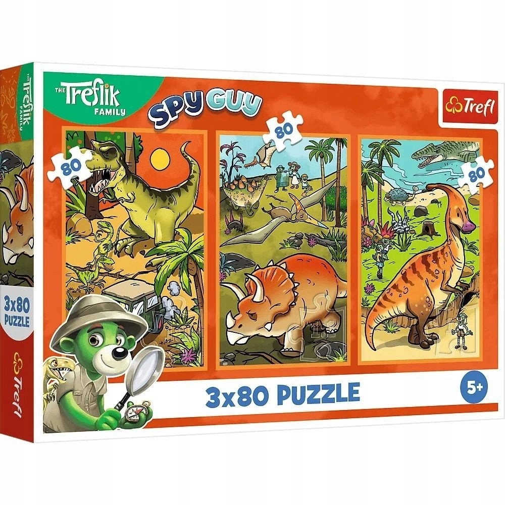 PUZZLE 3x80 Trefliki in the world