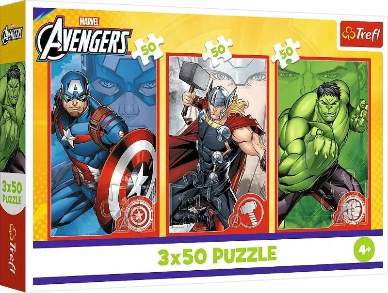 Puzzle 3x50 Your hero Avengers 34891