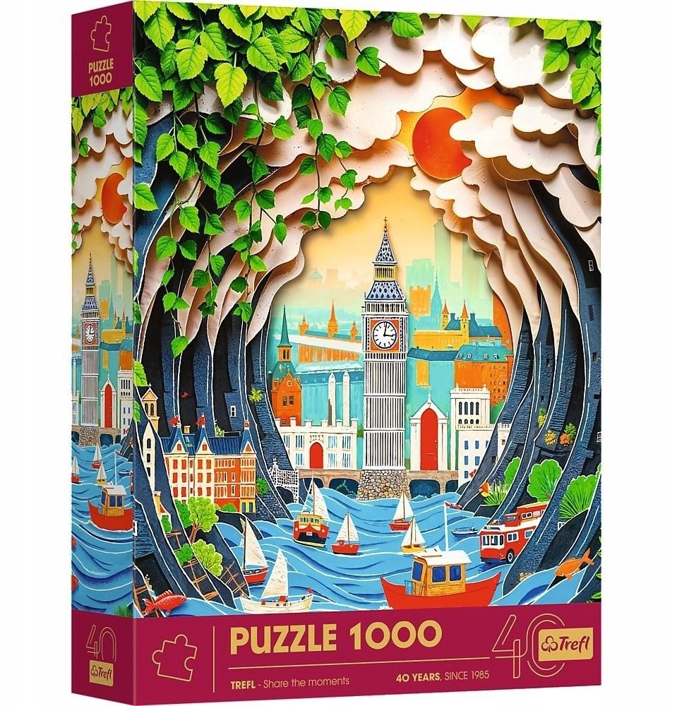 Puzzle 1000 Paper Art: London TREFL
