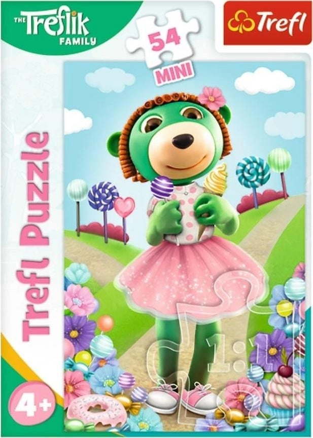 Trefl Puzzle 54 mini Wesoły świat