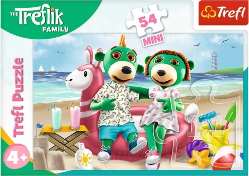 Trefl Puzzle 54 mini Wesoły świat