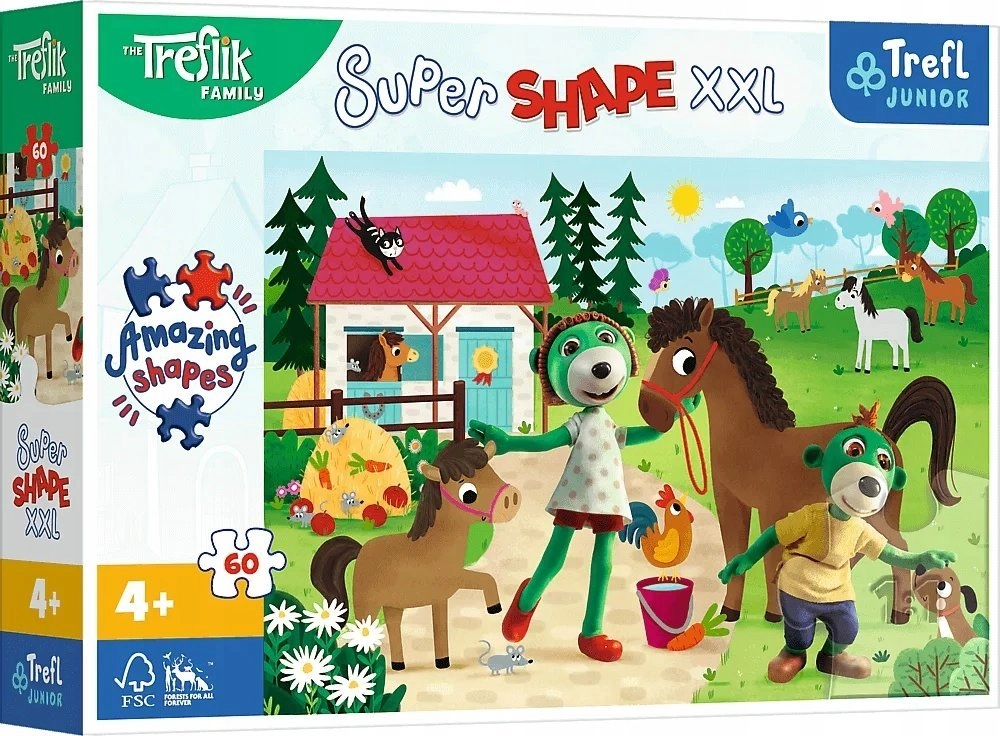 Trefl Puzzle Super Shape XXL Trefliki