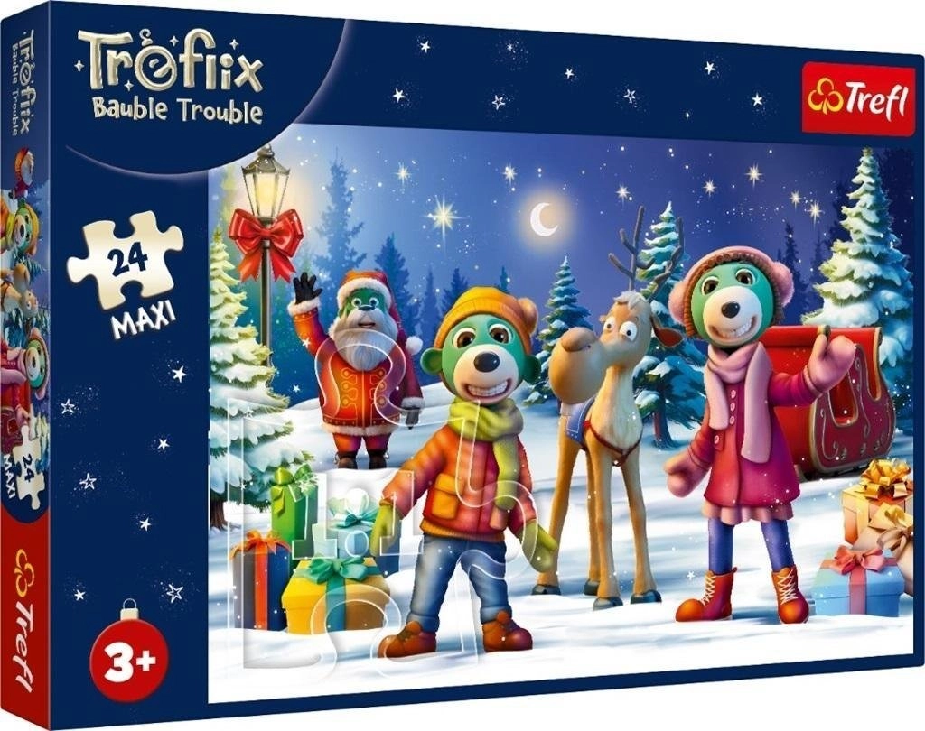 Puzzle 24 maxi Trefliki are building