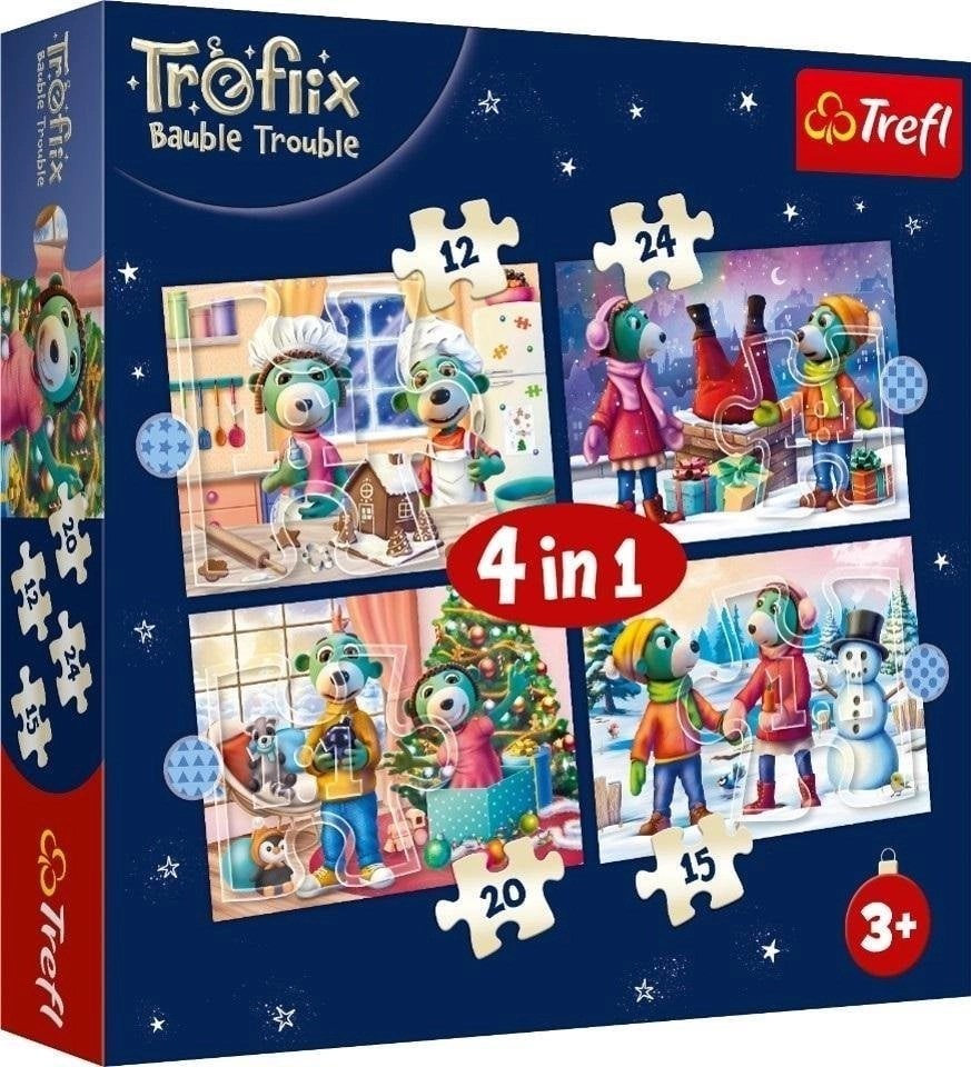 4in1 puzzle It`s snowing at the