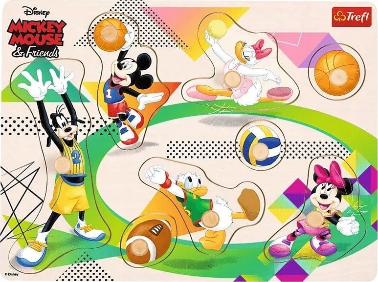 Trefl Medium wooden puzzle - Mickey