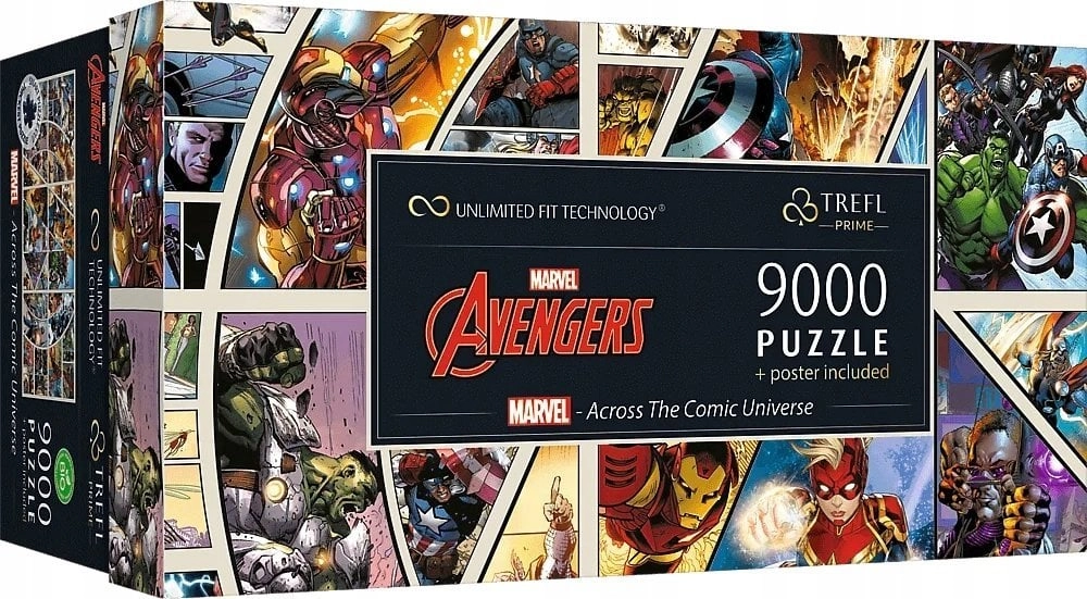 Trefl Puzzle 9000el Marvel Across The