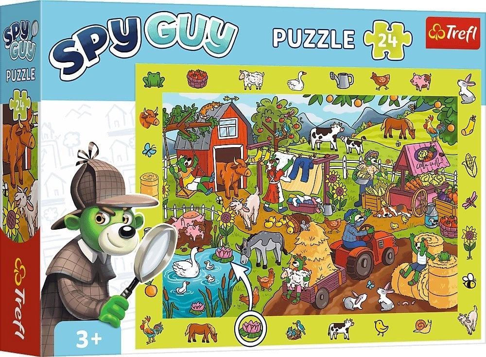 Trefl Puzzle obserwacyjne Spy Guy Farma