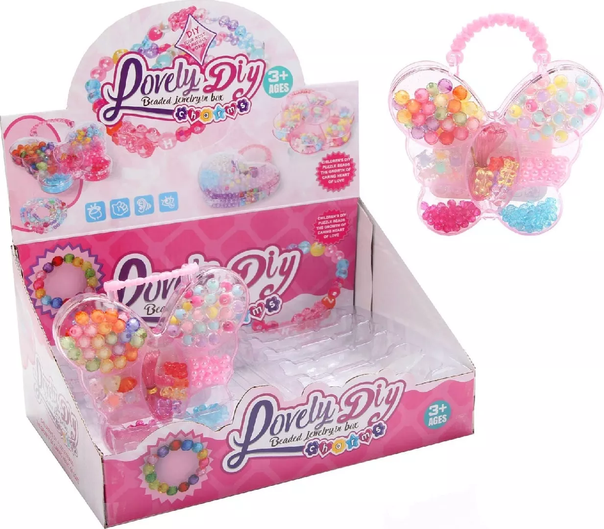 Butterfly threading beads 14145725 5901353673031