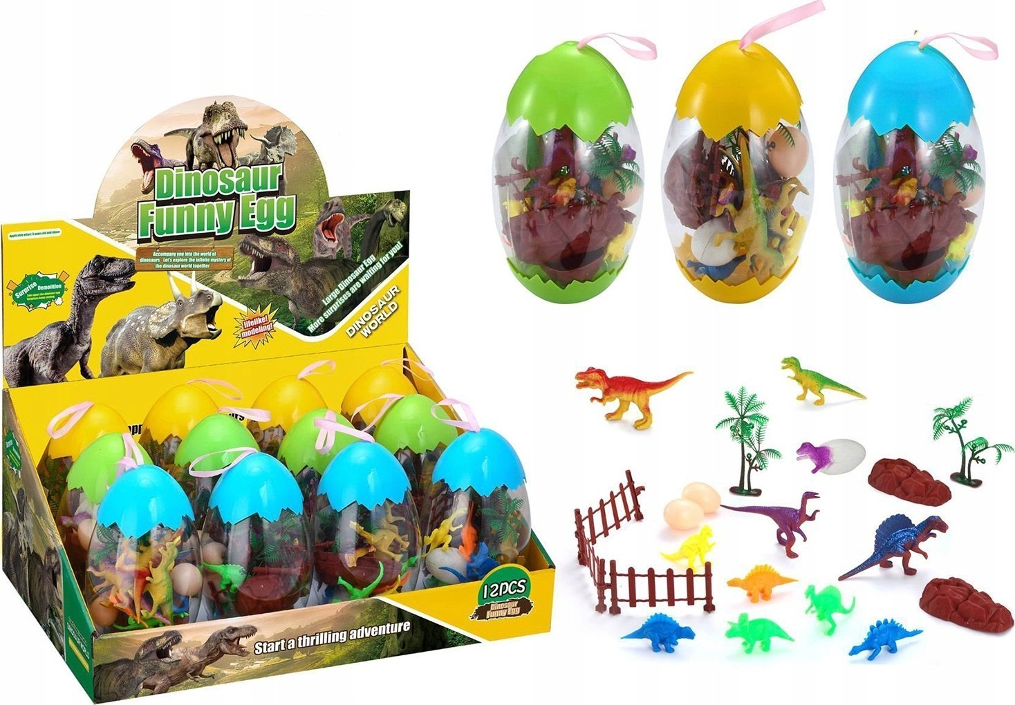 Dinosaurs in a MIX egg 5901353667016