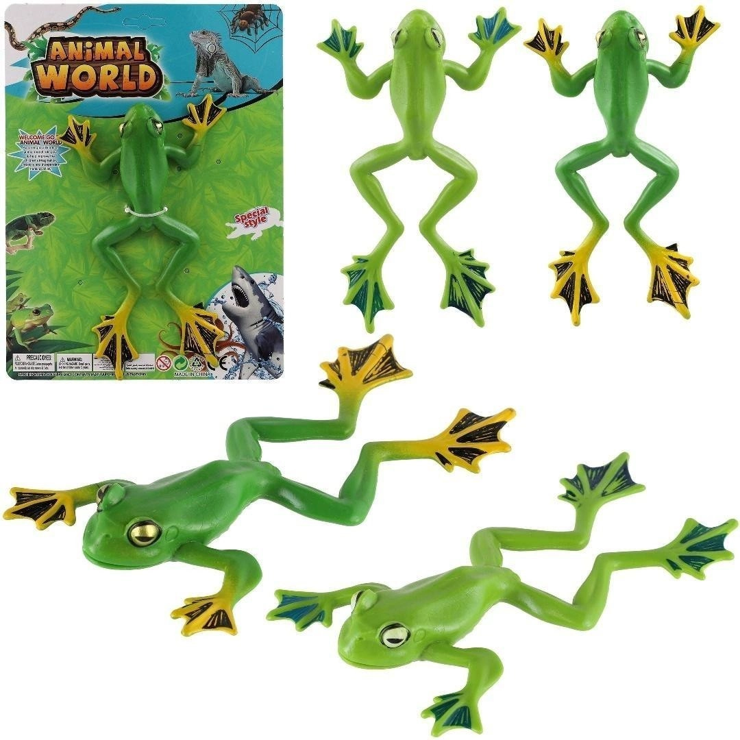 Rubber frog 2col A-1690 84341 5901353684341