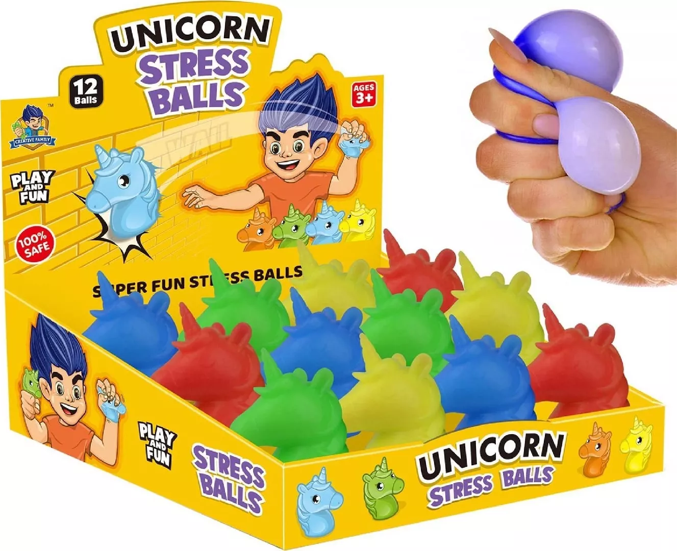 Unicorn MIX anti-stress ball 5901353117092