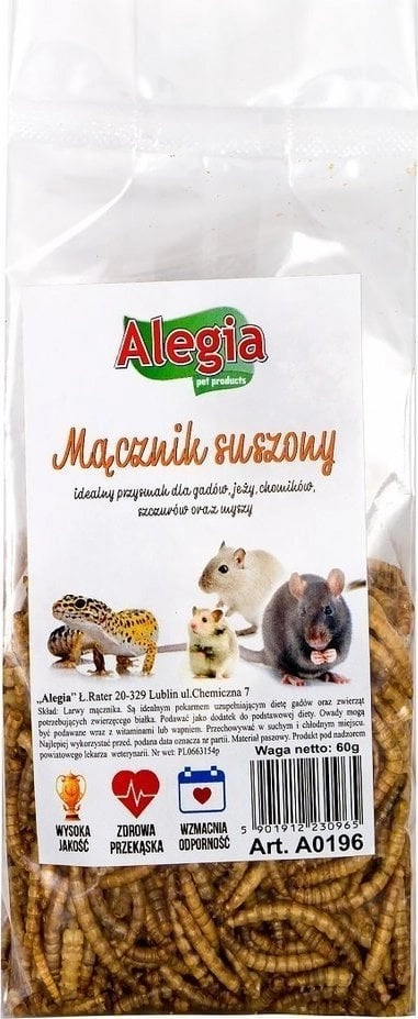 ALEGIA Dried mealworm - treat for