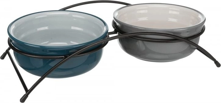 Trixie Ceramic bowls on a stand