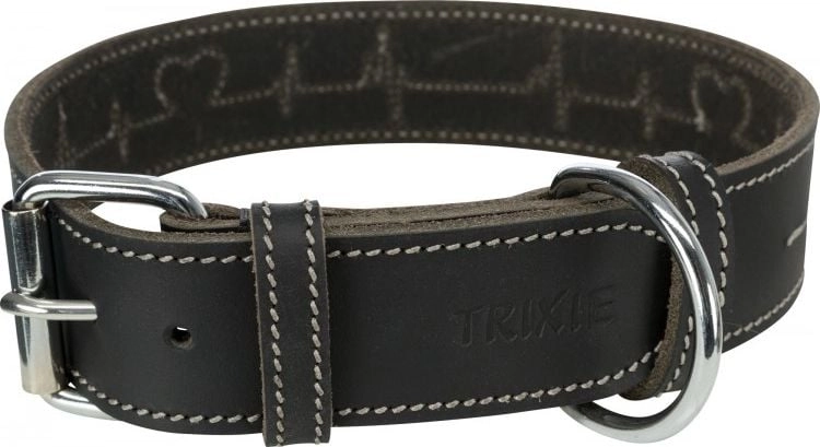 Rustic Heartbeat  collar  dog  black  thick