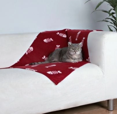 Trixie BLANKET 100x70cm BURROW WITH WHITE