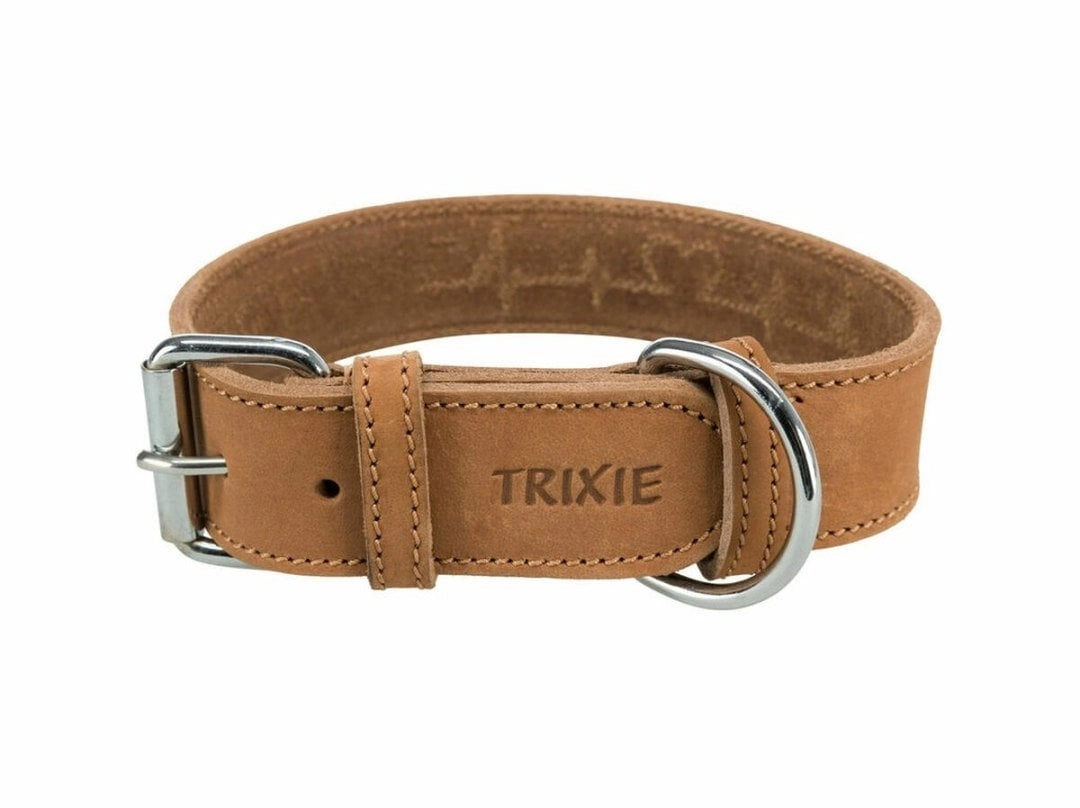 Rustic Heartbeat  collar  dog  brown  thick