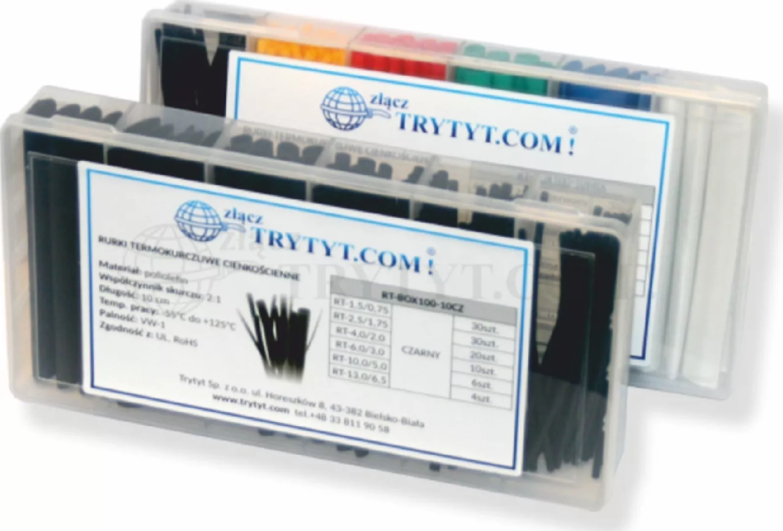 Tritite Set of colored heat shrink