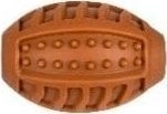 Rugby ball with spikes squeaky 10