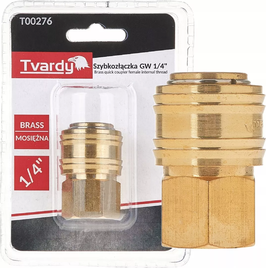 Brass quick connector GW 1/4`` female