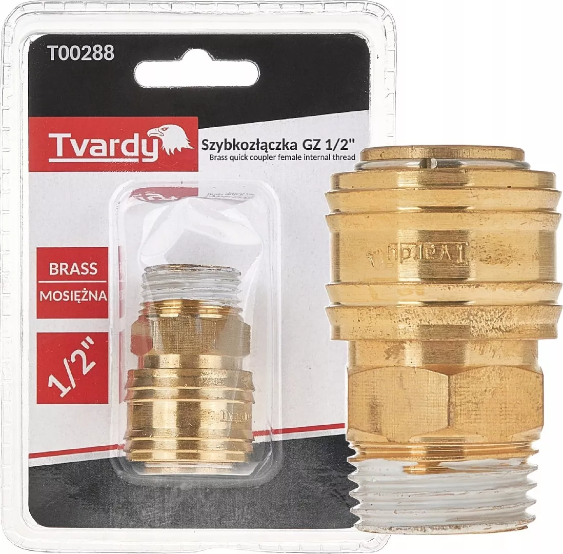 Brass quick connector GZ 1/2`` female