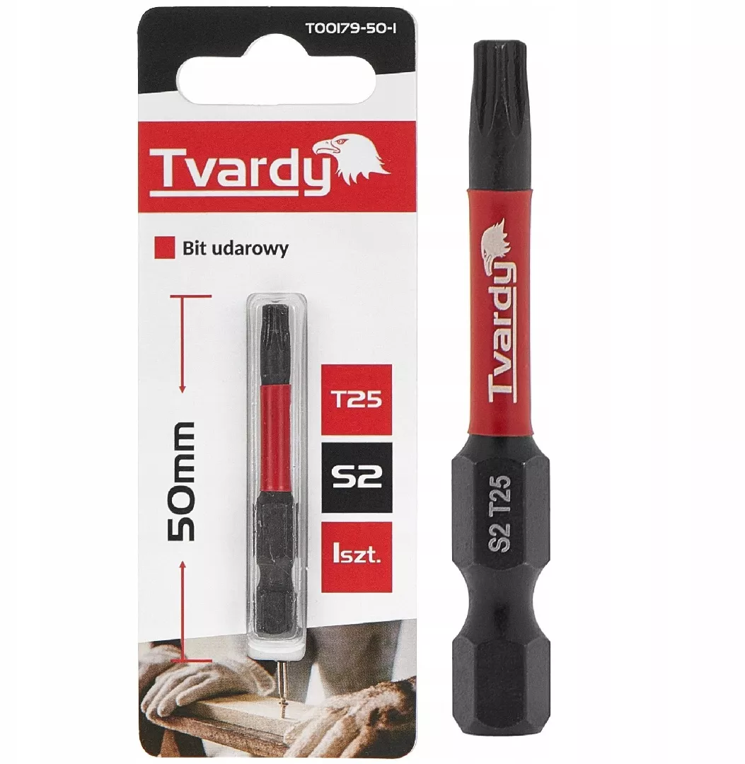Bit udarowy T25 50mm S2 (1/10/50/500)