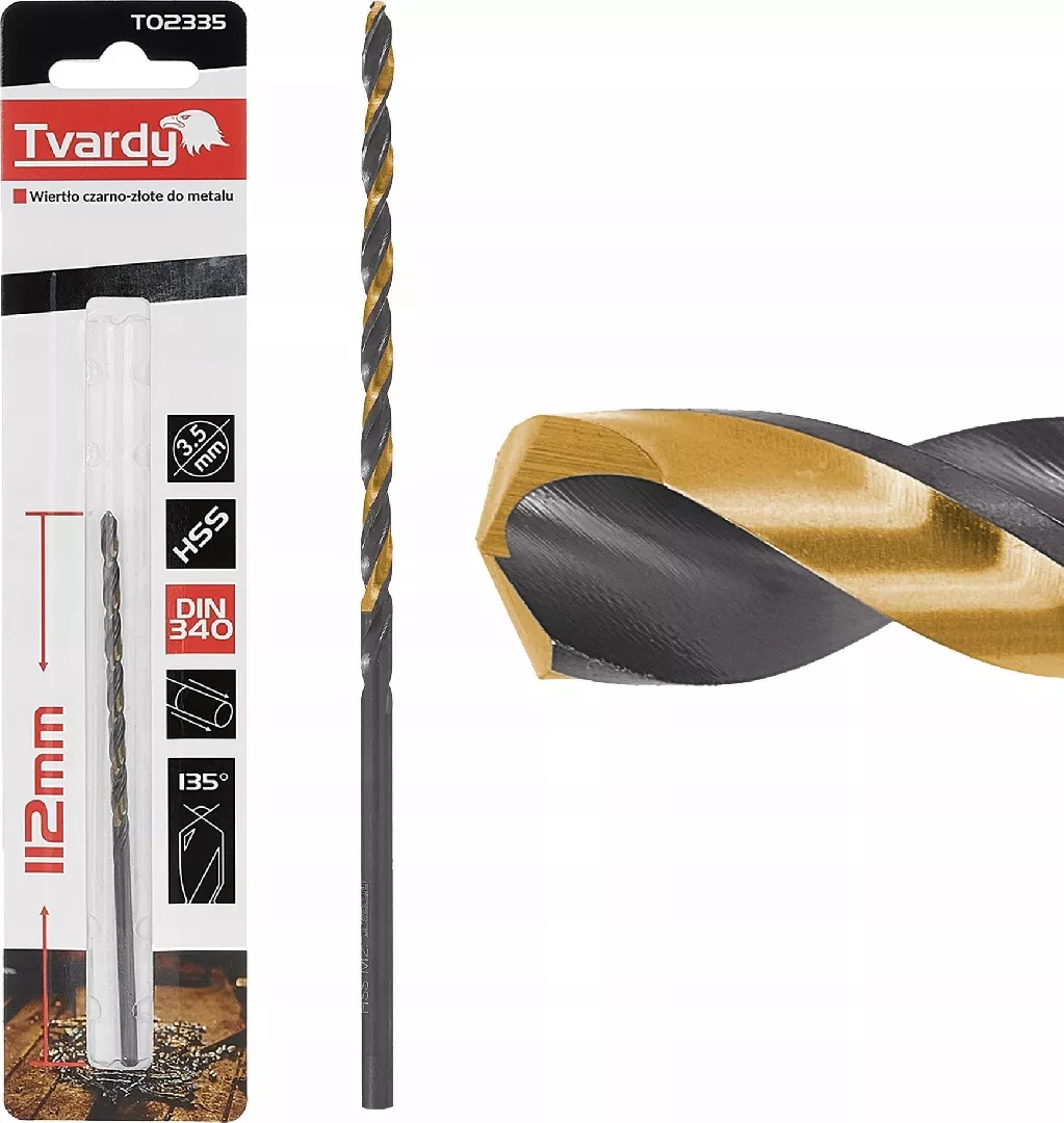 Tvardy drill Black and gold drill