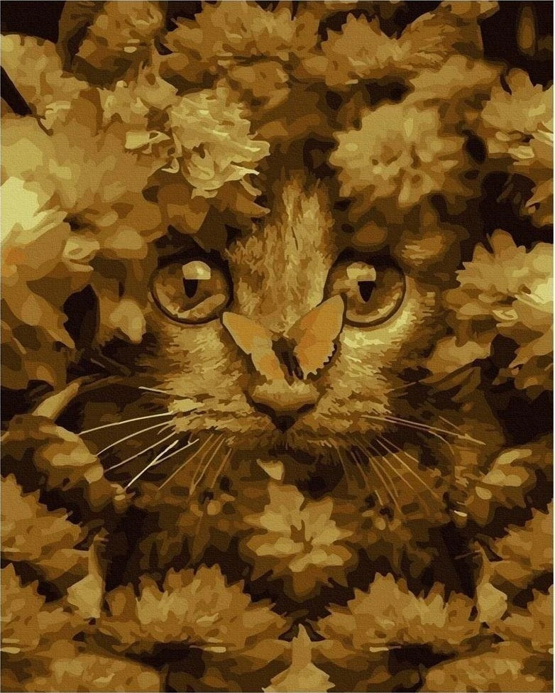 Painting by numbers - Little cat