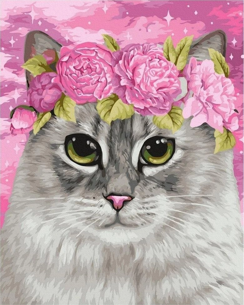Painting by numbers - Flower crown