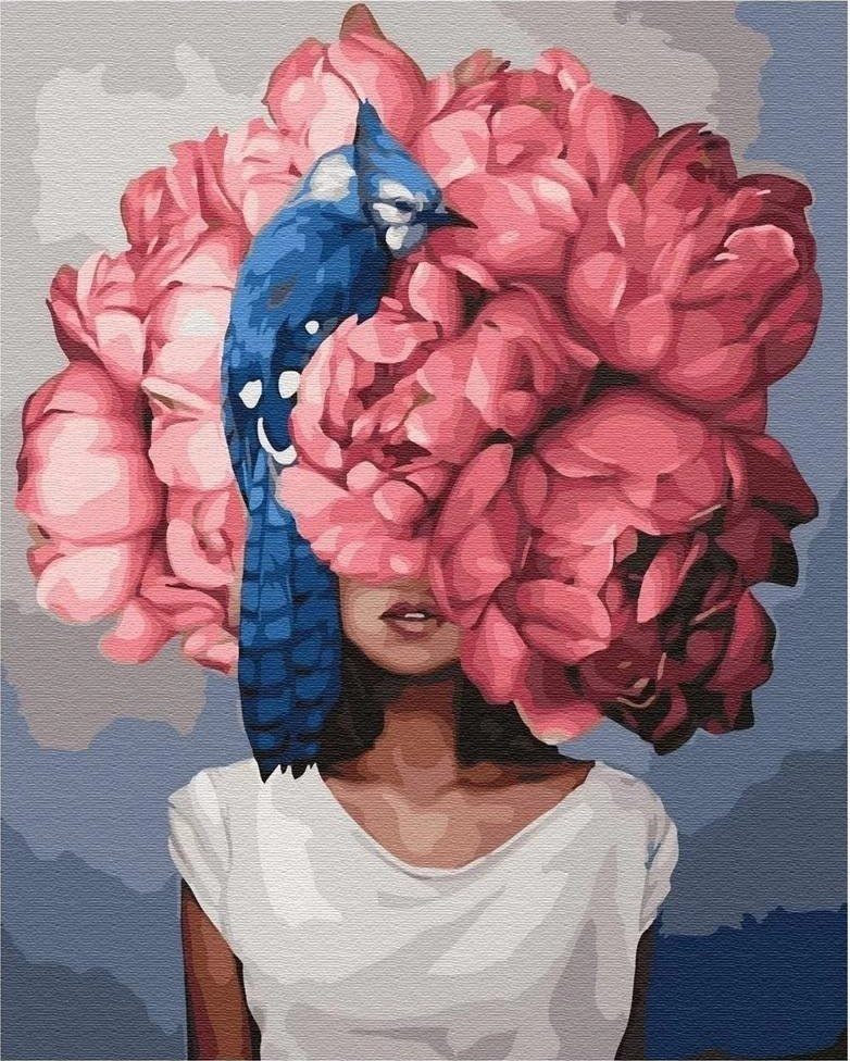 Painting by numbers - Peonies. Amy