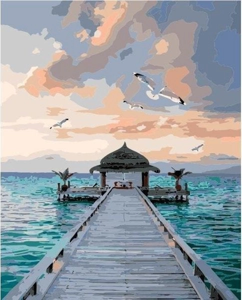 Painting by numbers - 40x50cm Bridge