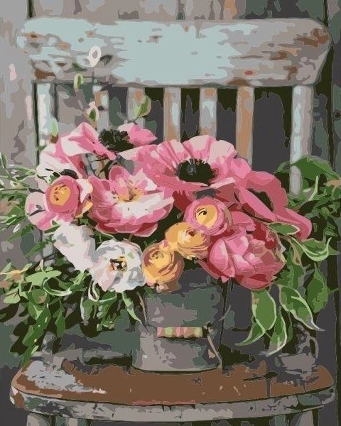 Painting by numbers - 40x50cm Bouquet