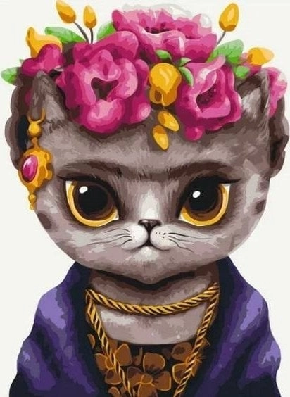 Painting by numbers - Fryda the