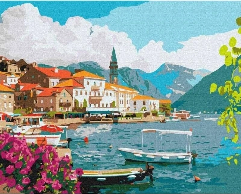 Painting by numbers - Summer in