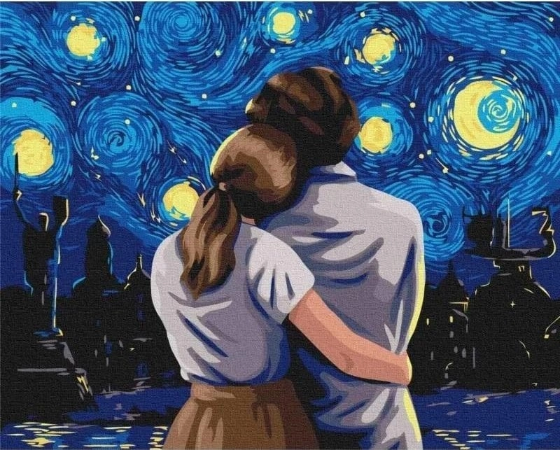 Painting by numbers - Evening under