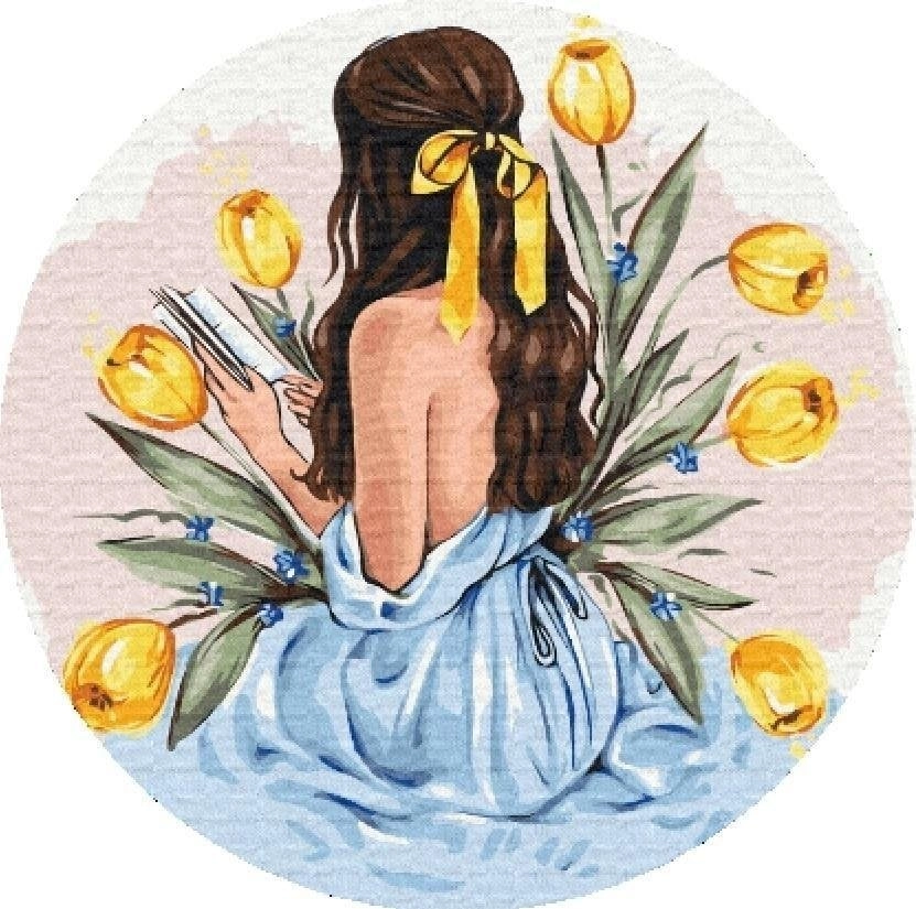 Round painting by numbers - The