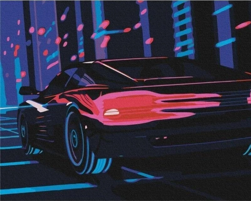 Painting by numbers - Speed ​​40x50cm