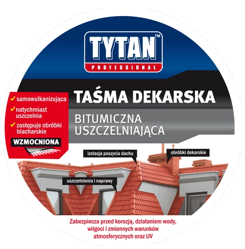 Tytan Taśma uszczelniająca dekarska srebrna 15cm
